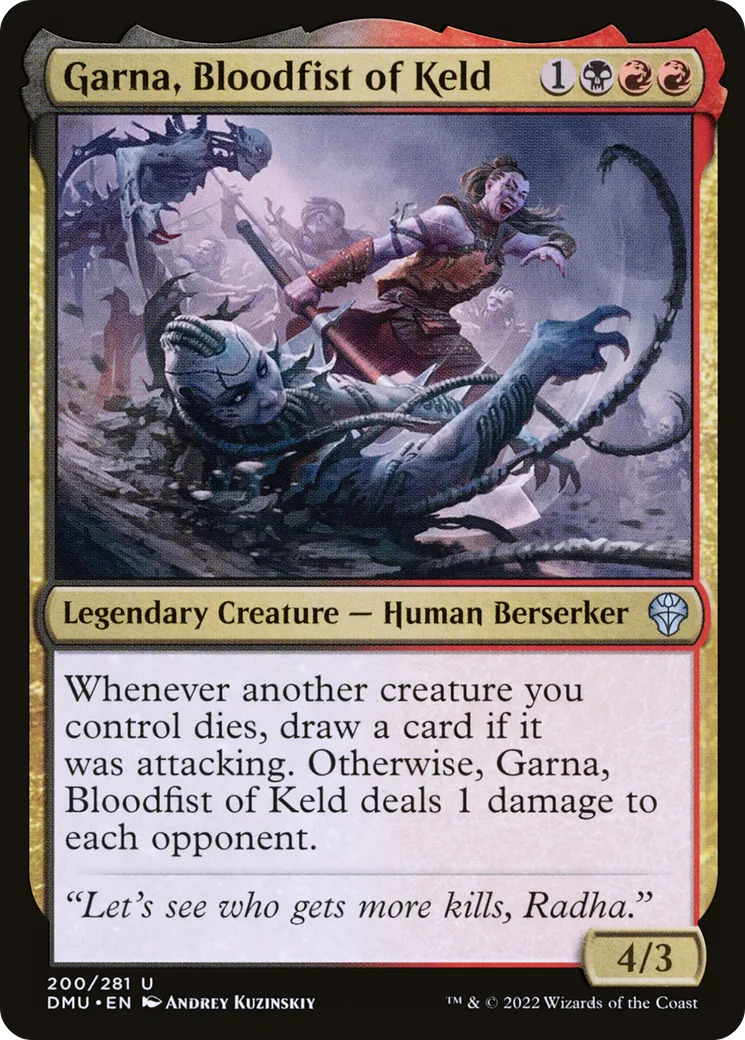 Garna, Bloodfist of Keld — Dominaria United — Magic: The Gathering