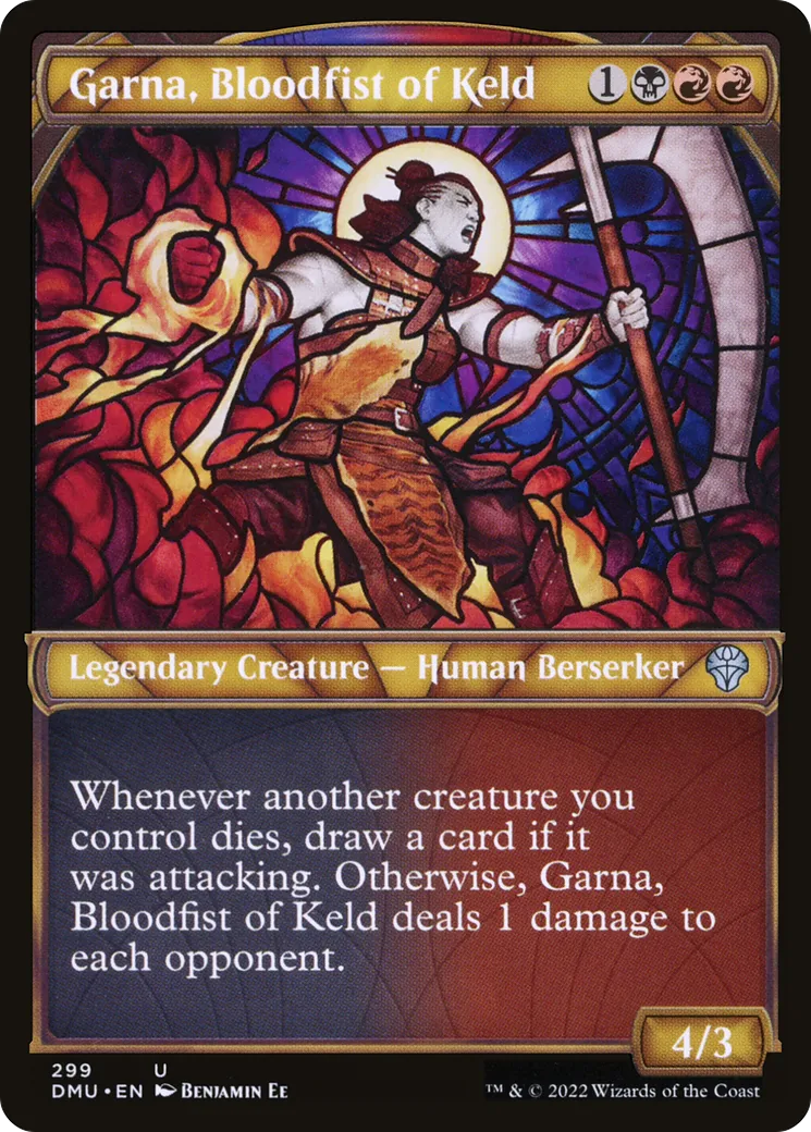 Garna, Bloodfist of Keld — Dominaria United — Magic: The Gathering