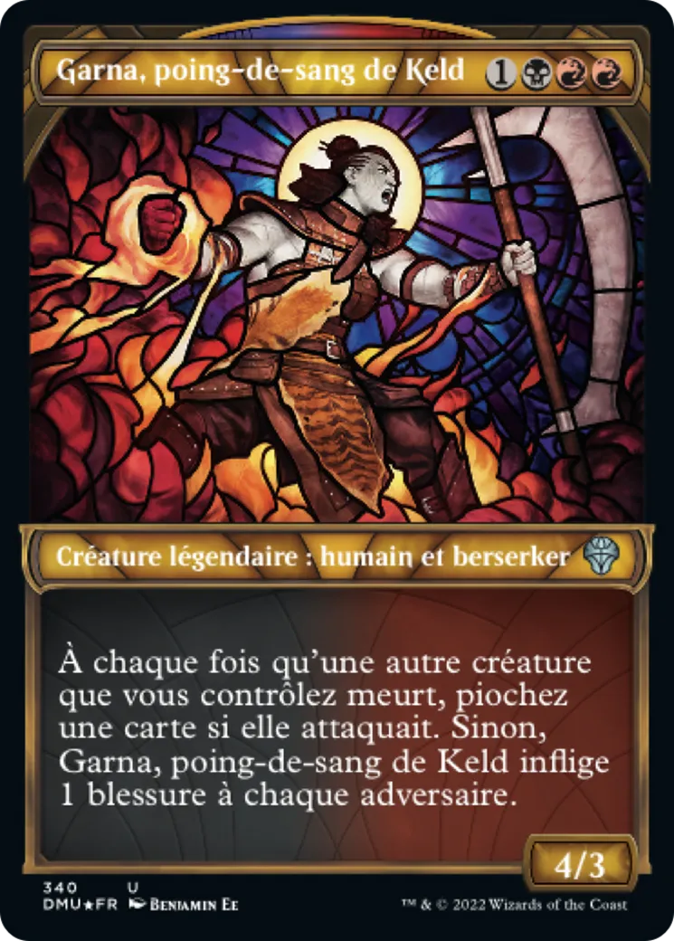 Garna, poing-de-sang de Keld — Dominaria United — Magic: The Gathering