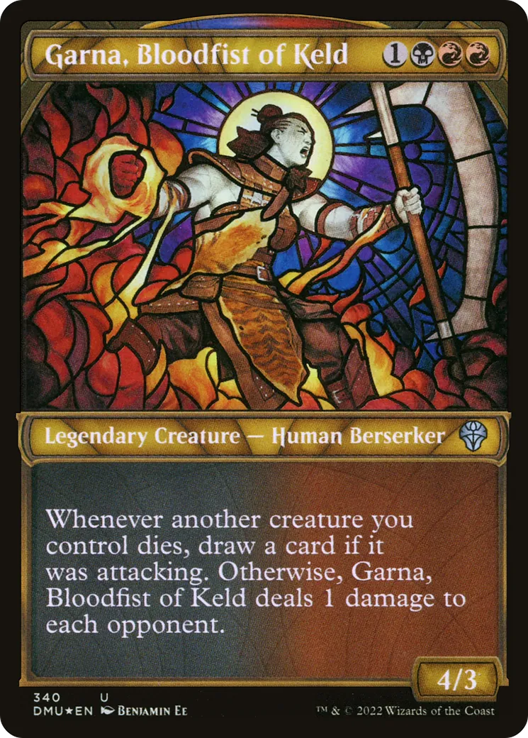 Garna, Bloodfist of Keld — Dominaria United — Magic: The Gathering
