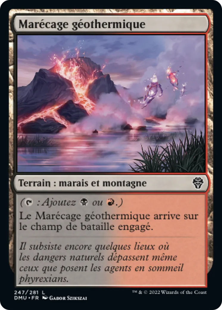 Marécage géothermique — Dominaria United — Magic: The Gathering