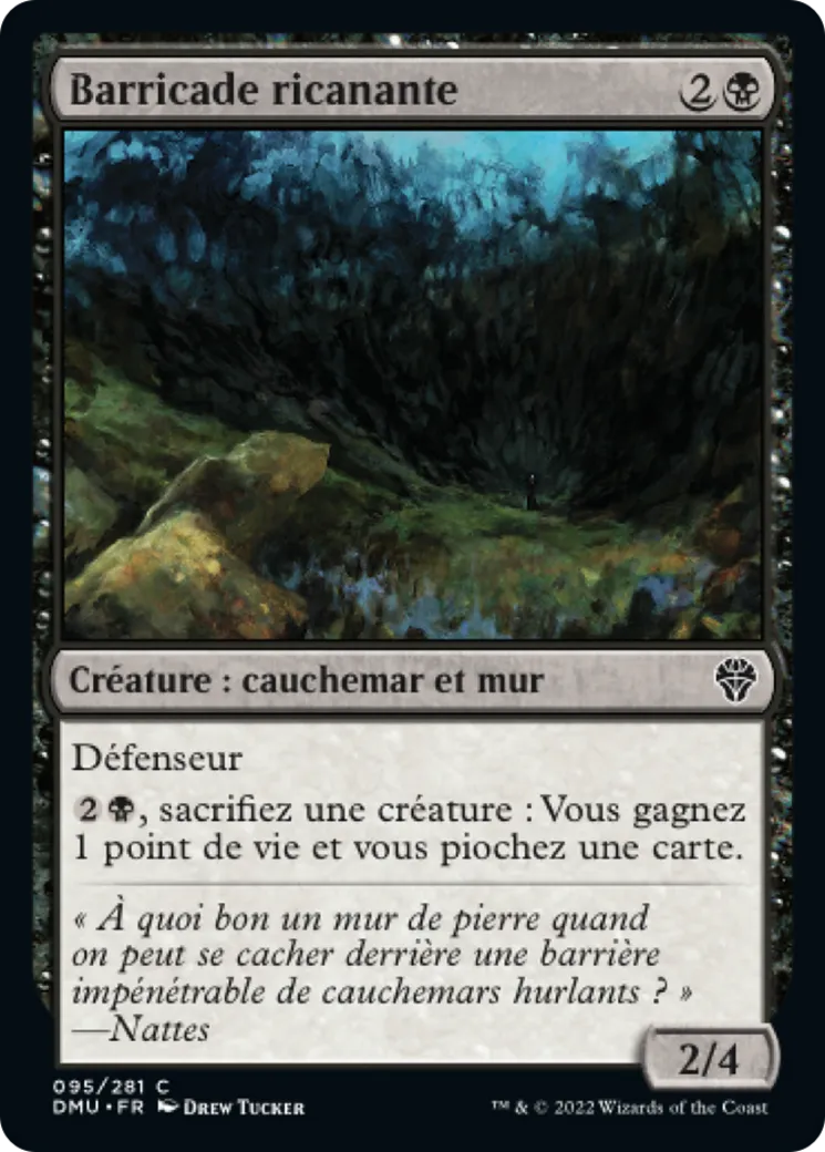 Barricade ricanante — Dominaria United — Magic: The Gathering
