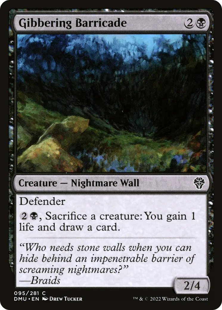 Gibbering Barricade — Dominaria United — Magic: The Gathering
