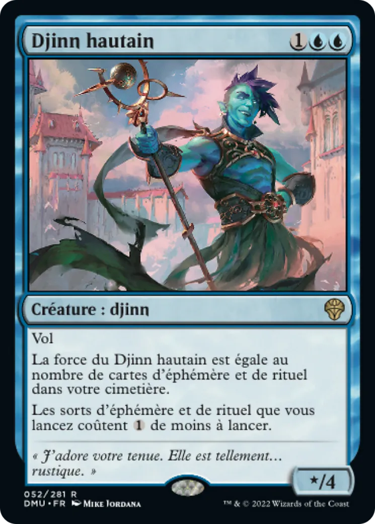 Djinn hautain — Dominaria United — Magic: The Gathering