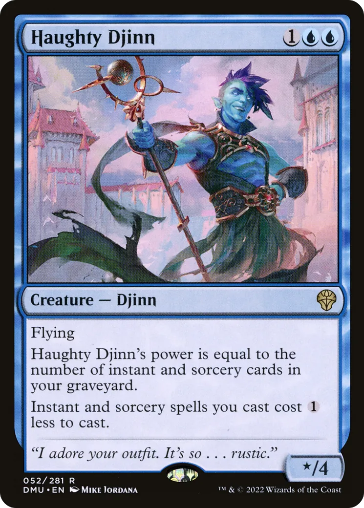 Haughty Djinn — Dominaria United — Magic: The Gathering