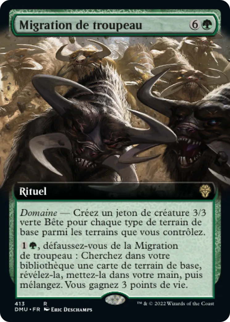 Migration de troupeau — Dominaria United — Magic: The Gathering
