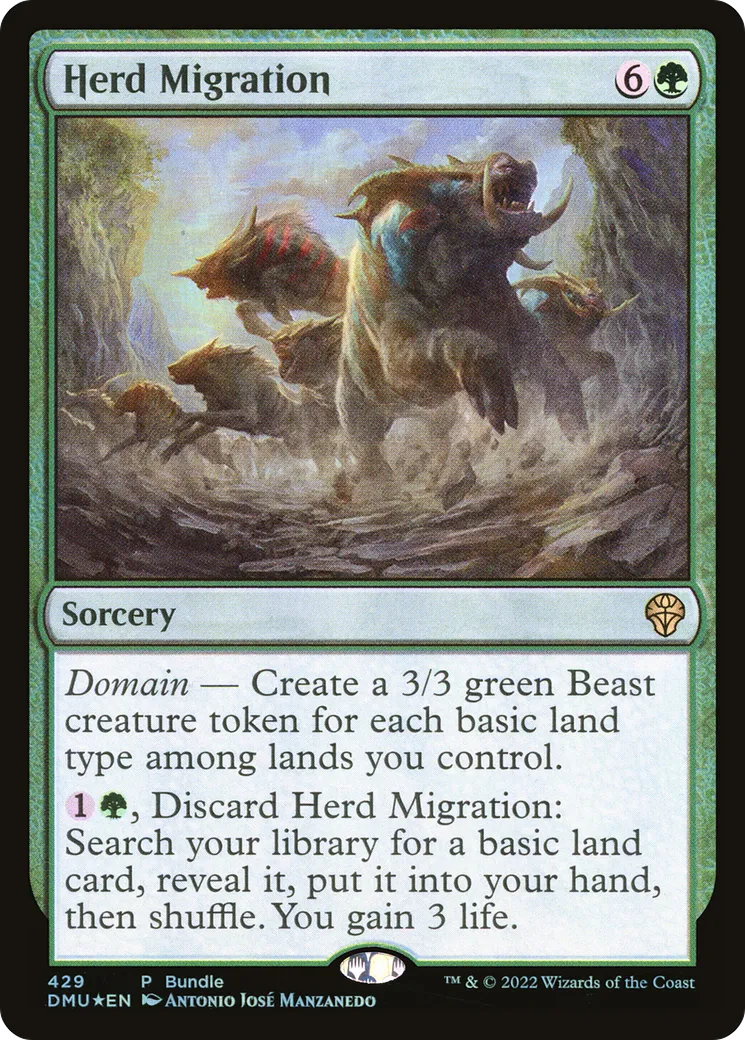 Migration de troupeau — Dominaria United — Magic: The Gathering