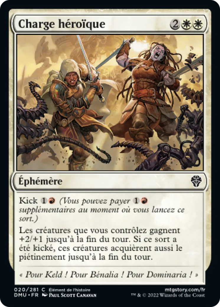 Charge héroïque — Dominaria United — Magic: The Gathering