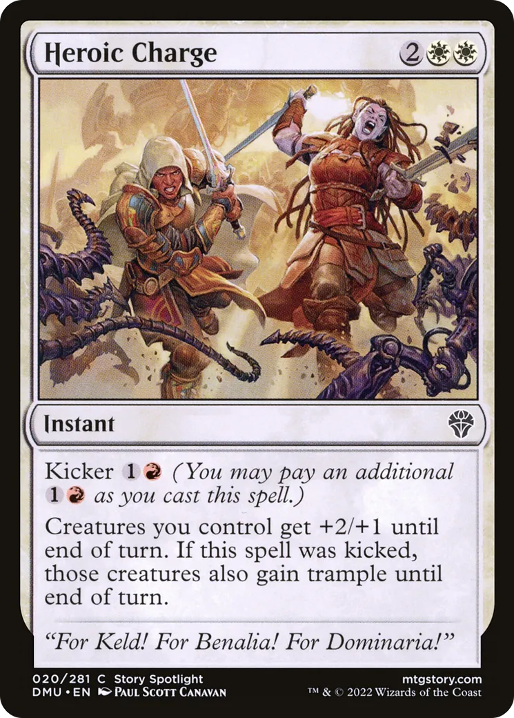 Charge héroïque — Dominaria United — Magic: The Gathering