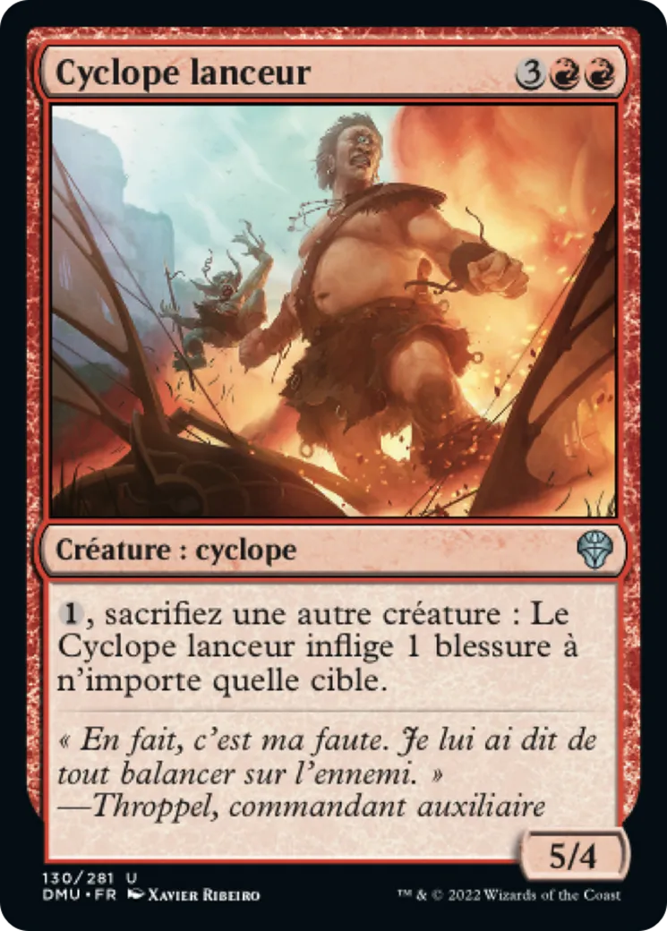 Cyclope lanceur — Dominaria United — Magic: The Gathering
