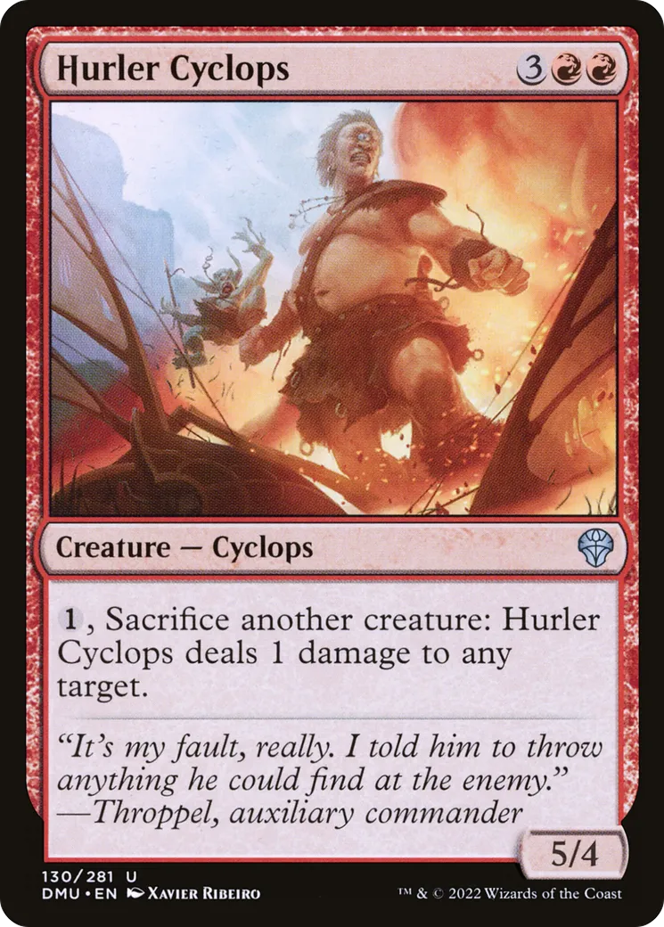 Hurler Cyclops — Dominaria United — Magic: The Gathering