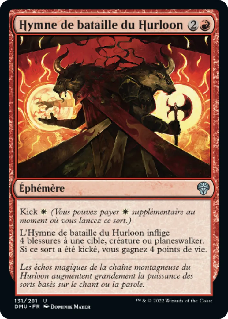 Hymne de bataille du Hurloon — Dominaria United — Magic: The Gathering