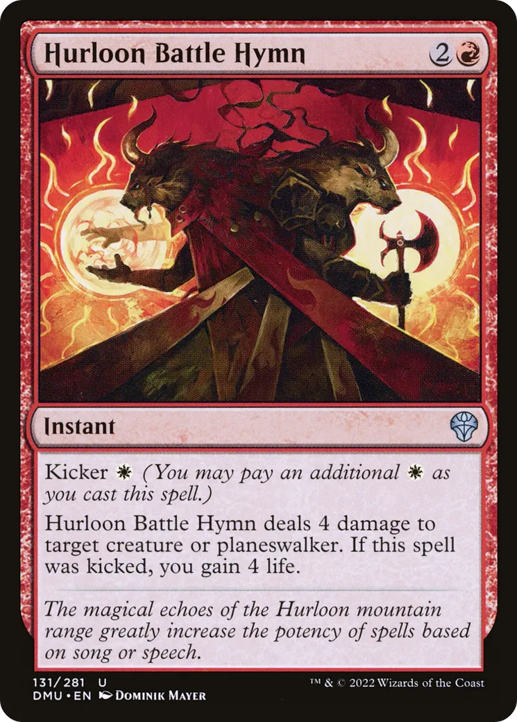 Hurloon Battle Hymn from Dominaria United - Magic: The Gathering