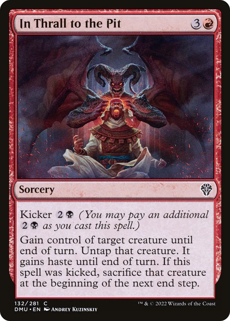 Au service de la fosse — Dominaria United — Magic: The Gathering