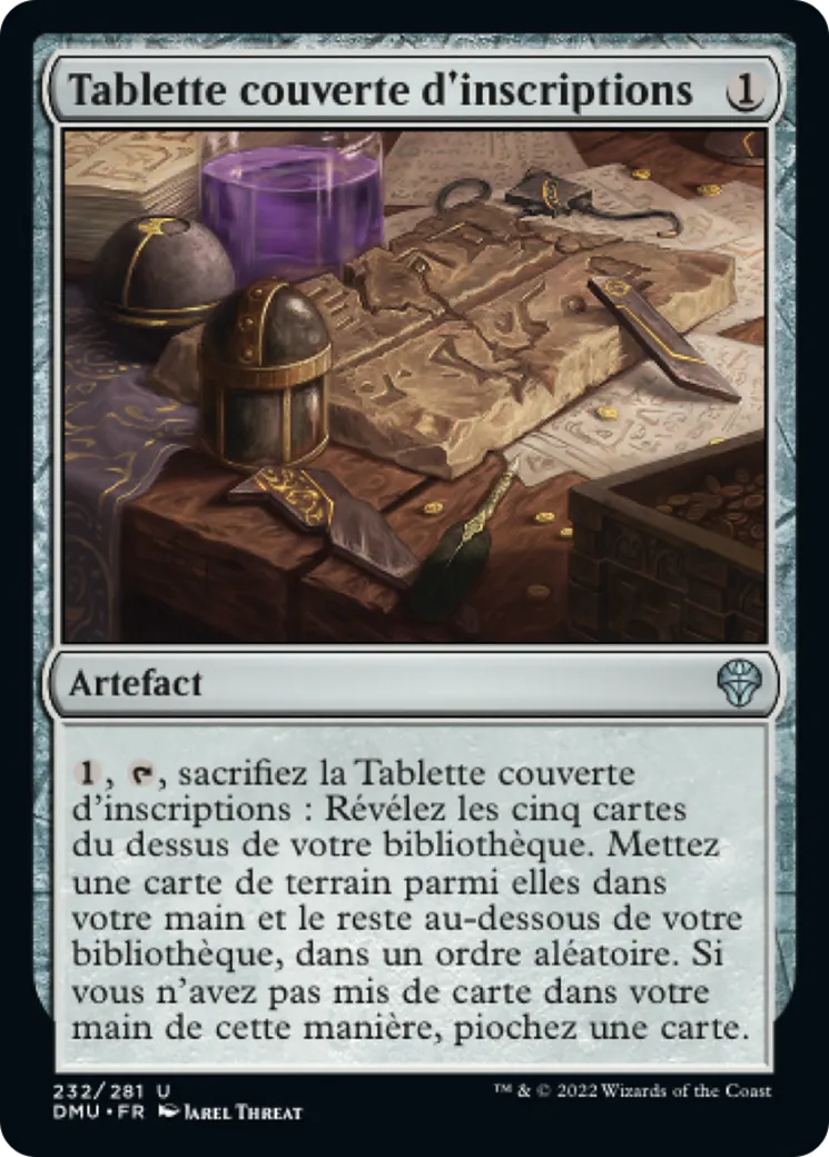 Tablette couverte d'inscriptions — Dominaria United — Magic: The Gathering