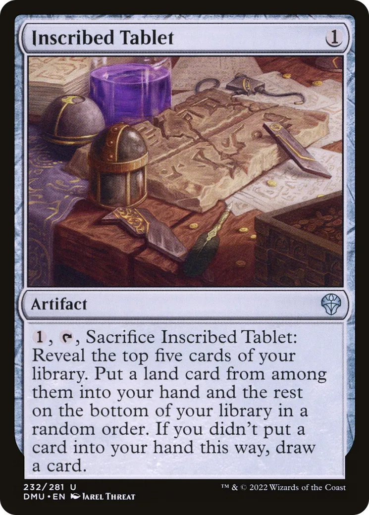 Tablette couverte d'inscriptions — Dominaria United — Magic: The Gathering