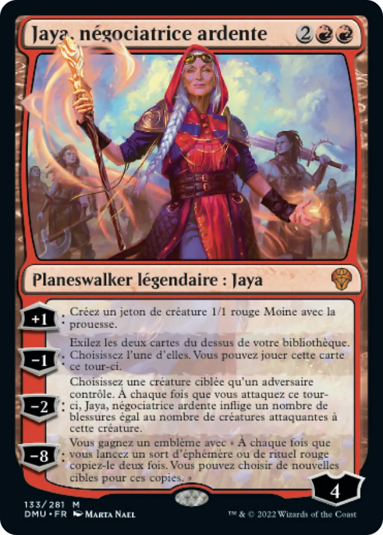 Jaya, négociatrice ardente — Dominaria United — Magic: The Gathering