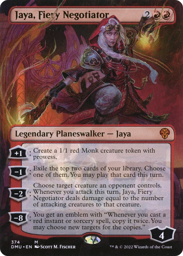 Jaya, Fiery Negotiator — Dominaria United — Magic: The Gathering