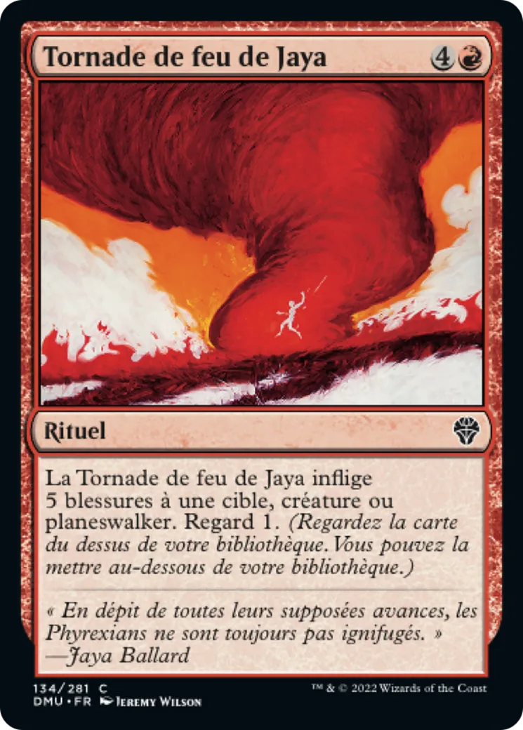 Tornade de feu de Jaya — Dominaria United — Magic: The Gathering