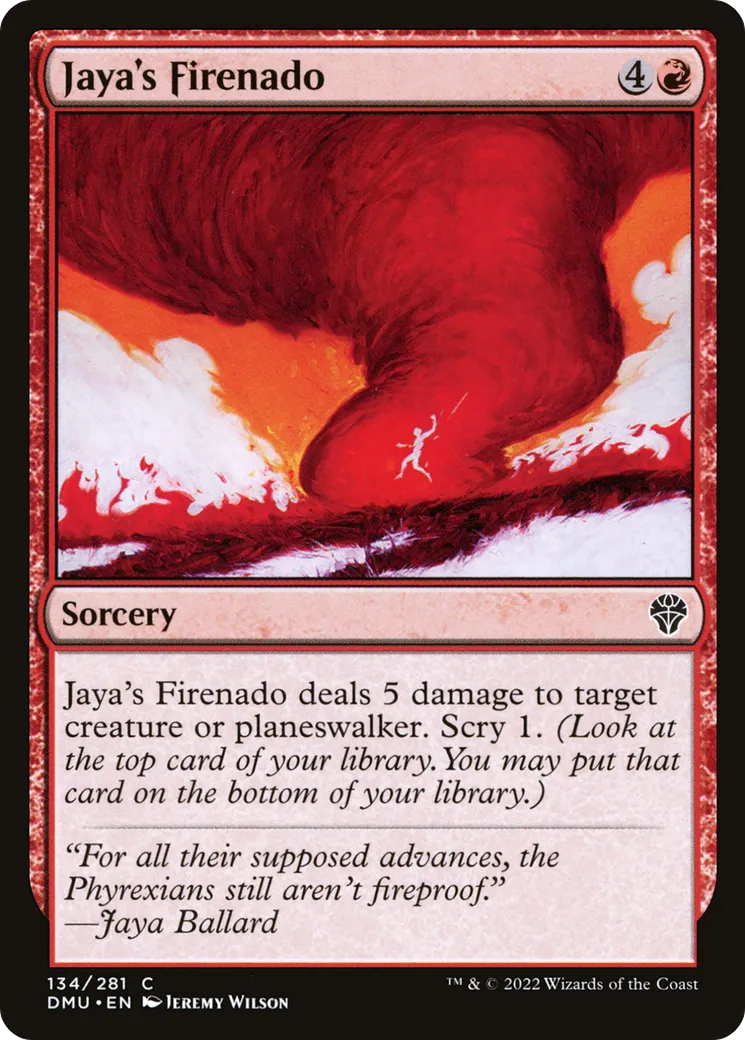 Jaya's Firenado — Dominaria United — Magic: The Gathering