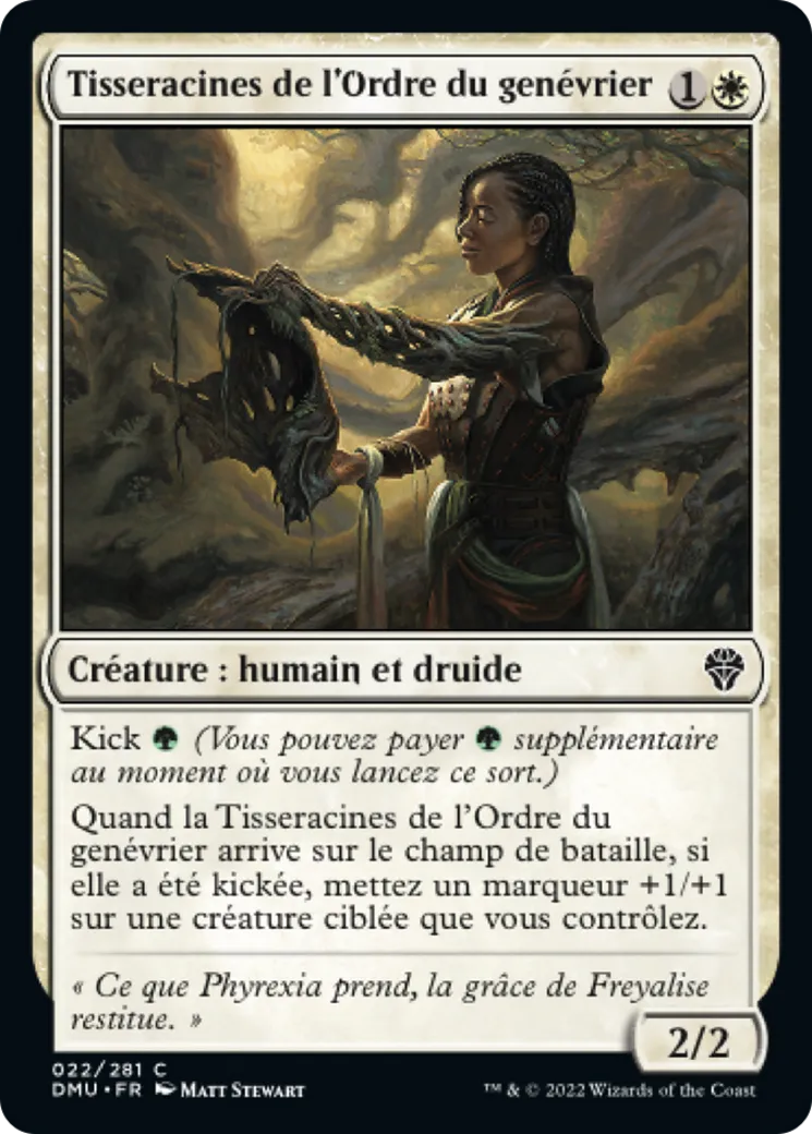 Tisseracines de l'Ordre du genévrier — Dominaria United — Magic: The Gathering