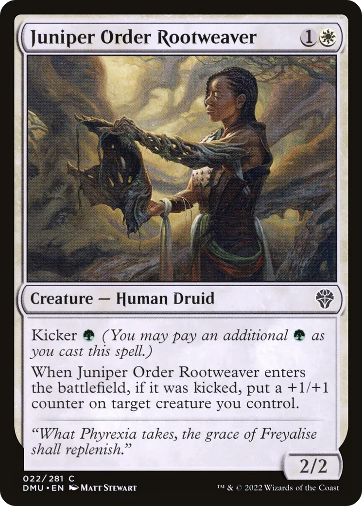 Juniper Order Rootweaver — Dominaria United — Magic: The Gathering