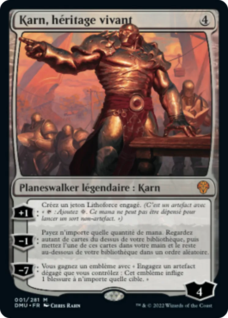 Karn, Living Legacy — Dominaria United — Magic: The Gathering