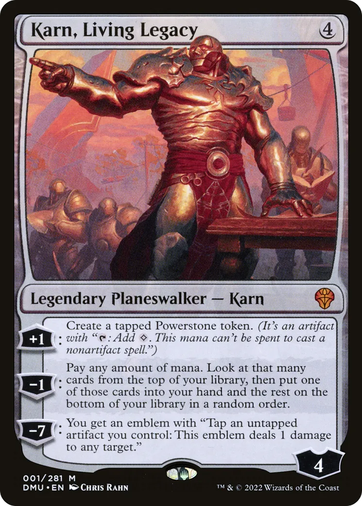 Karn, Living Legacy — Dominaria United — Magic: The Gathering