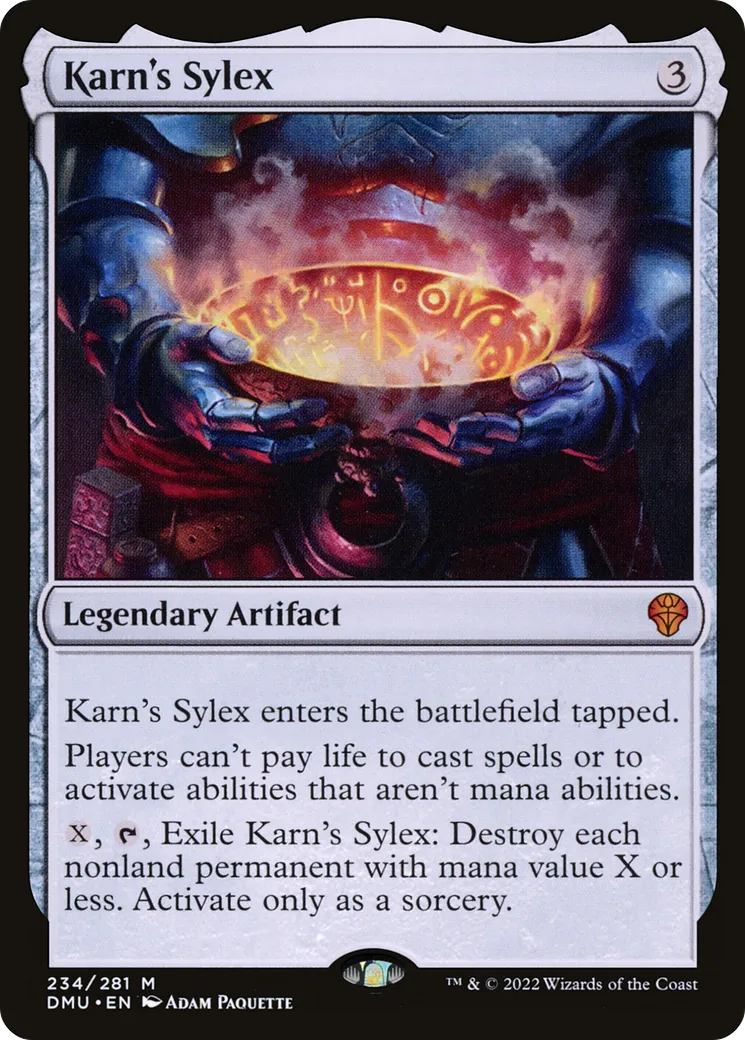 Karn's Sylex — Dominaria United — Magic: The Gathering