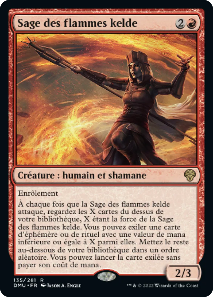 Sage des flammes kelde — Dominaria United — Magic: The Gathering