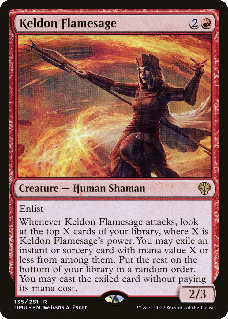 Keldon Flamesage — Dominaria United — Magic: The Gathering