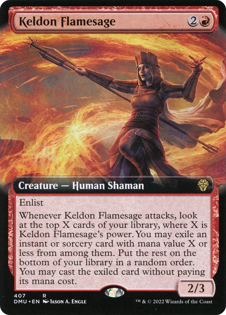 Sage des flammes kelde — Dominaria United — Magic: The Gathering