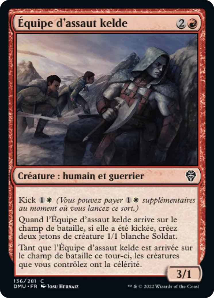 Équipe d'assaut kelde — Dominaria United — Magic: The Gathering