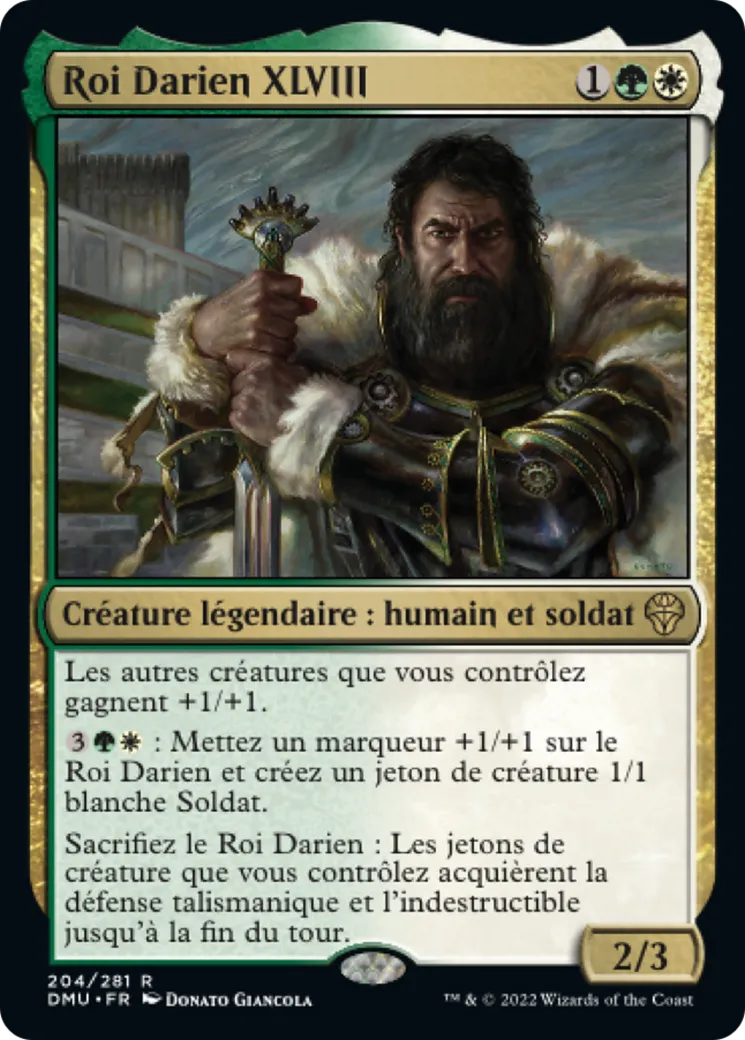 Roi Darien XLVIII — Dominaria United — Magic: The Gathering