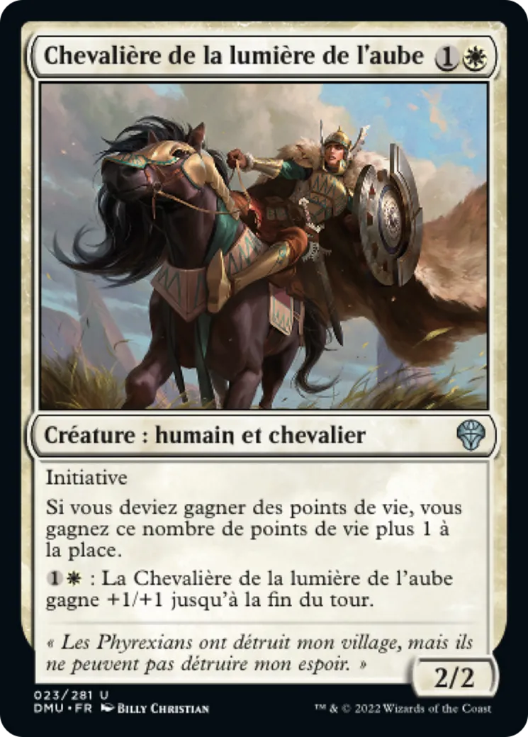 Chevalière de la lumière de l'aube from Dominaria United - Magic: The Gathering