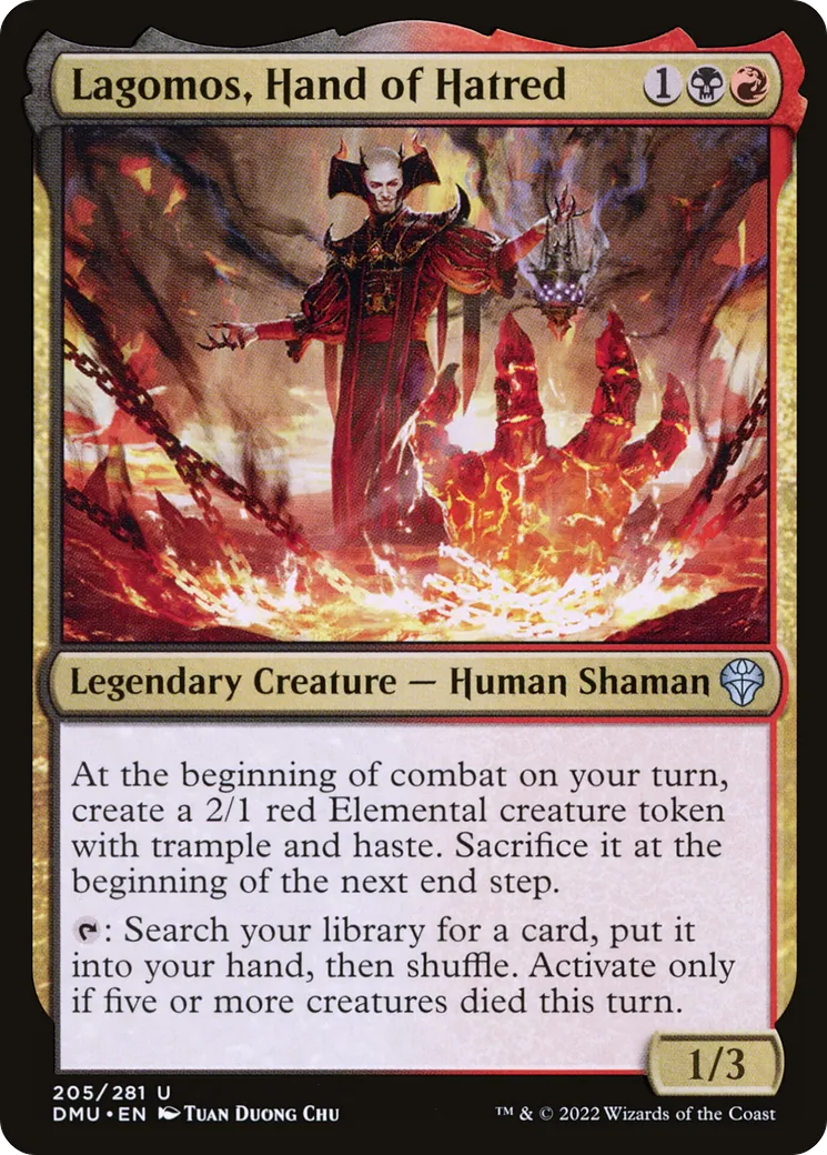 Lagomos, main de la haine — Dominaria United — Magic: The Gathering