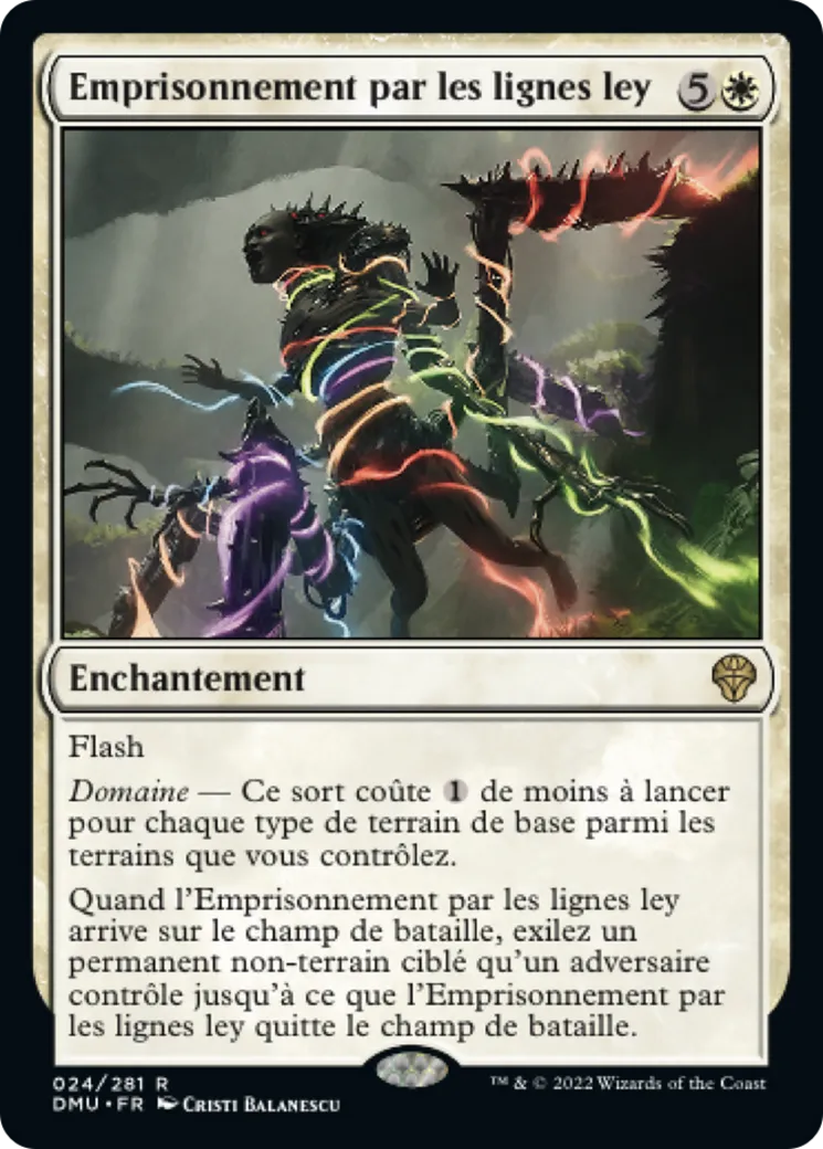 Emprisonnement par les lignes ley — Dominaria United — Magic: The Gathering
