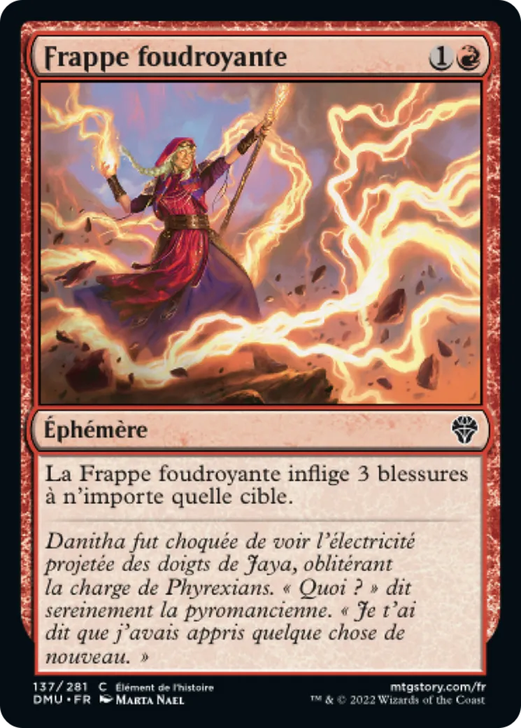 Frappe foudroyante — Dominaria United — Magic: The Gathering