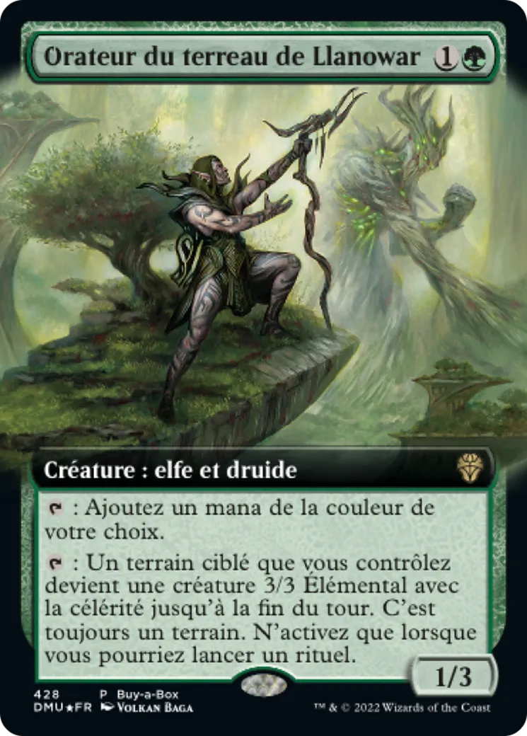 Orateur du terreau de Llanowar — Dominaria United — Magic: The Gathering