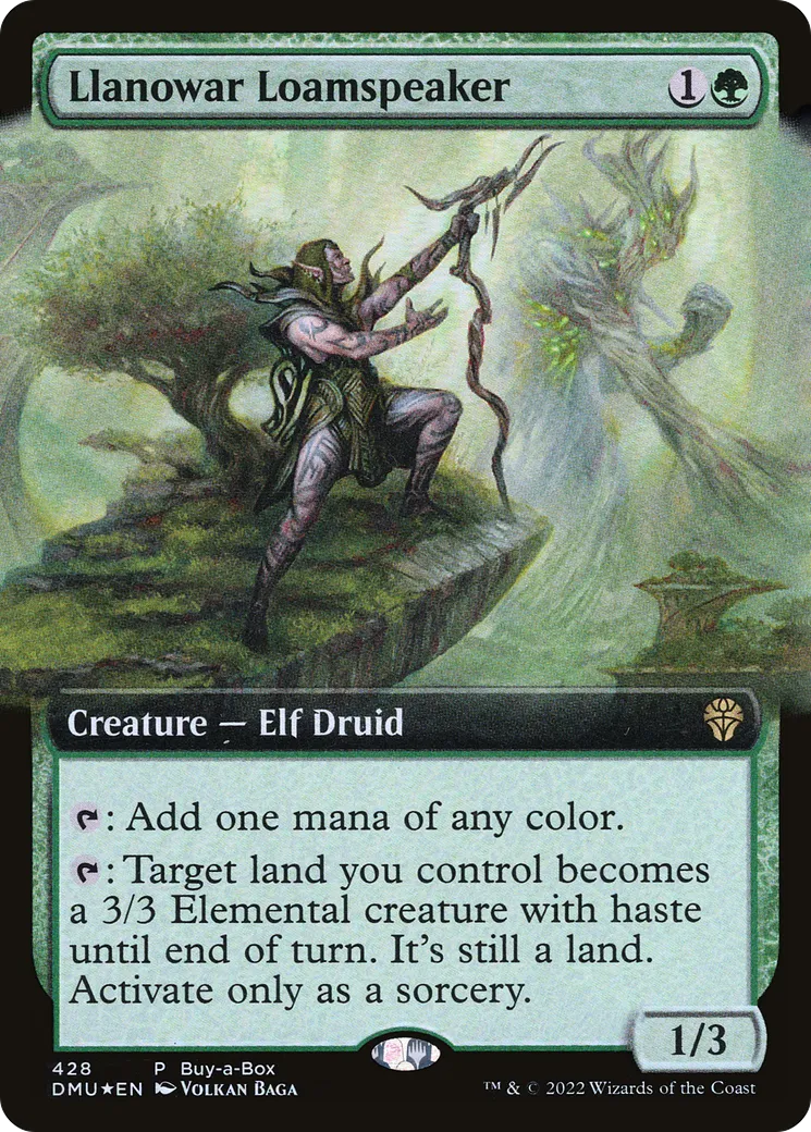 Orateur du terreau de Llanowar — Dominaria United — Magic: The Gathering