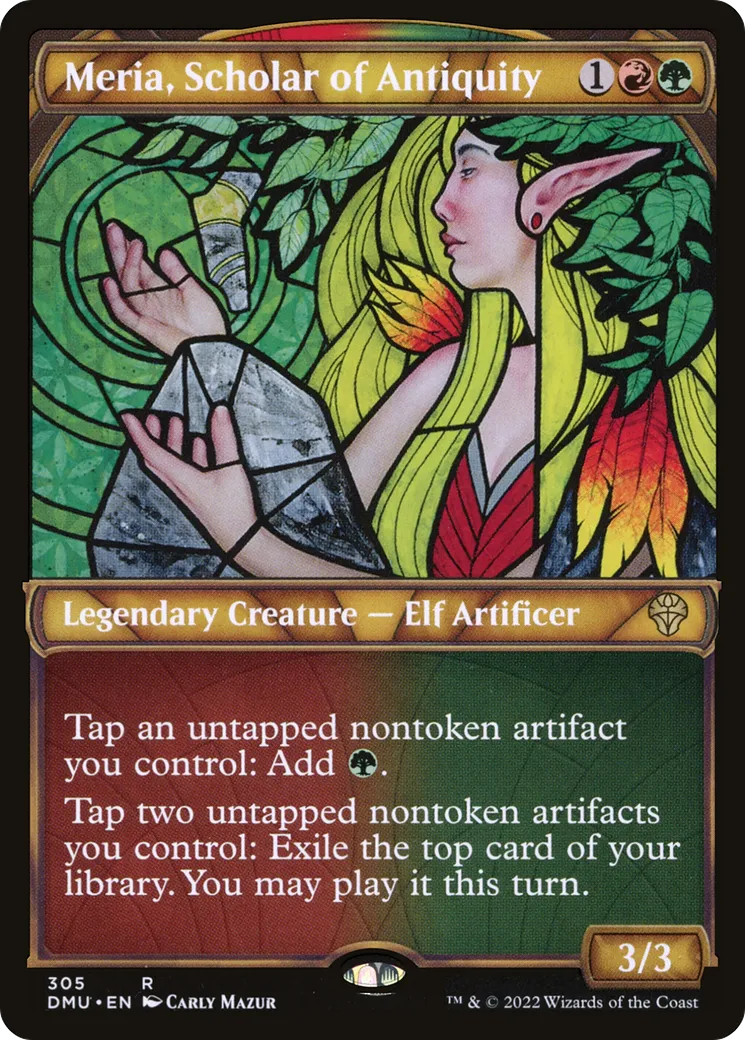 Meria, Scholar of Antiquity — Dominaria United — Magic: The Gathering