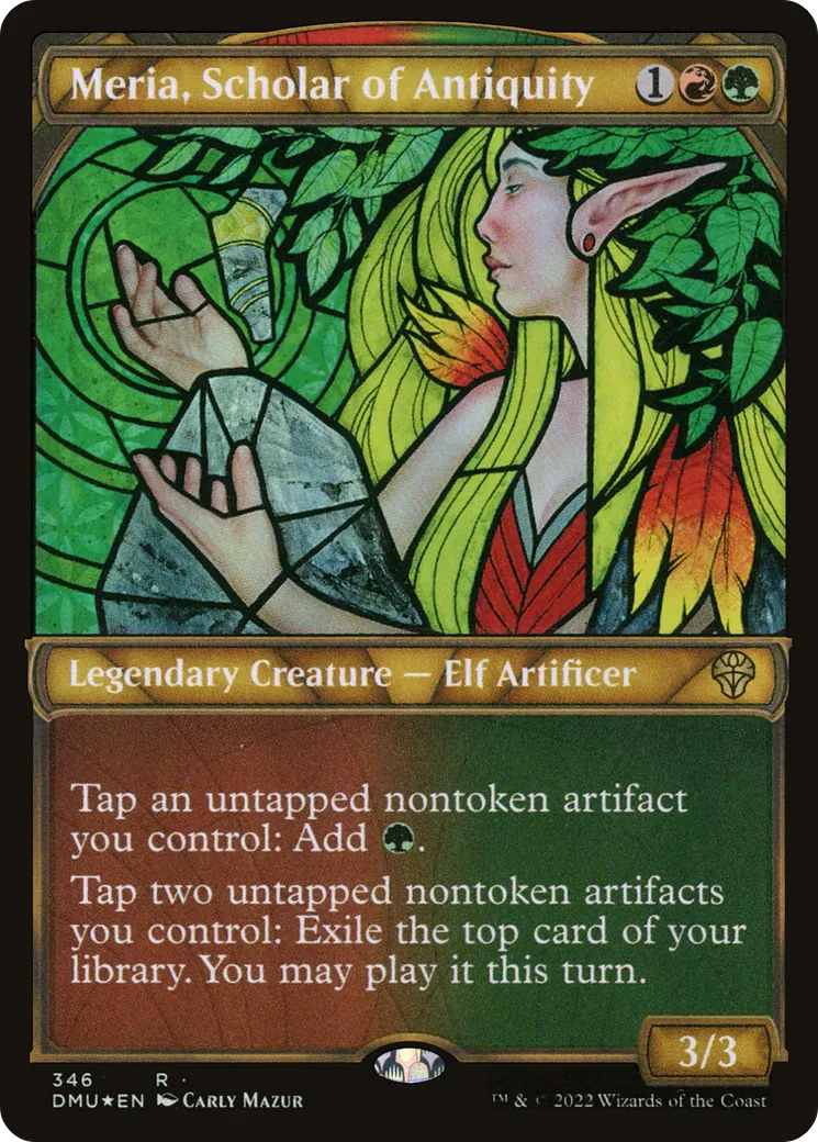 Meria, Scholar of Antiquity — Dominaria United — Magic: The Gathering