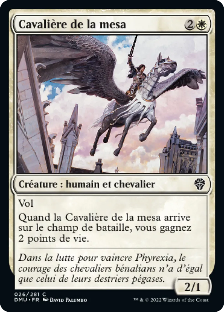 Cavalière de la mesa — Dominaria United — Magic: The Gathering