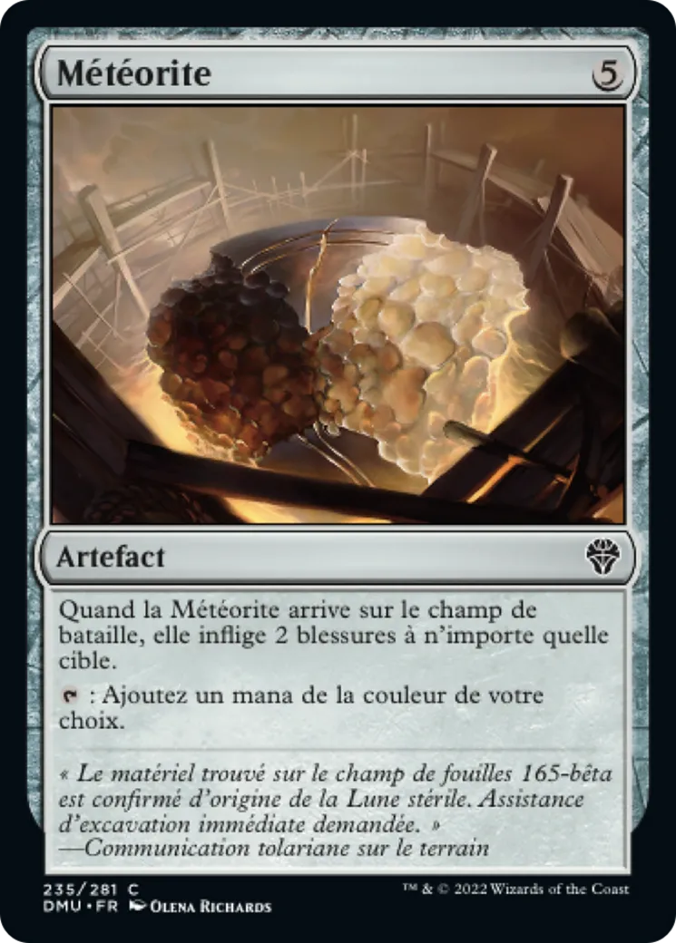 Météorite — Dominaria United — Magic: The Gathering