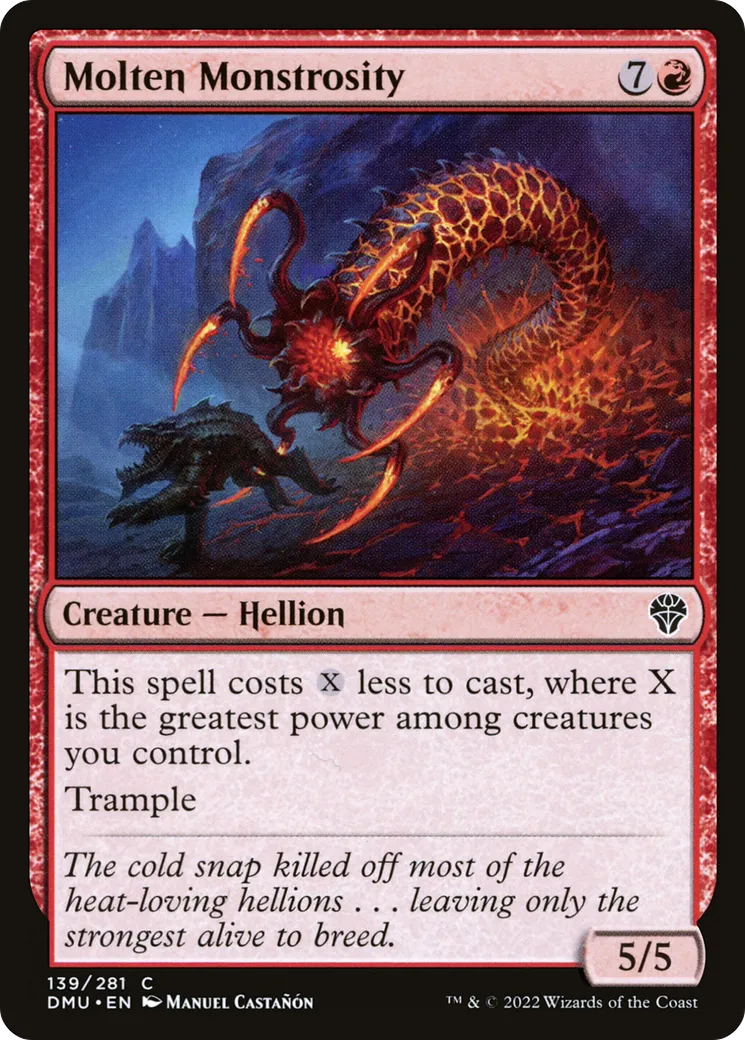 Molten Monstrosity — Dominaria United — Magic: The Gathering