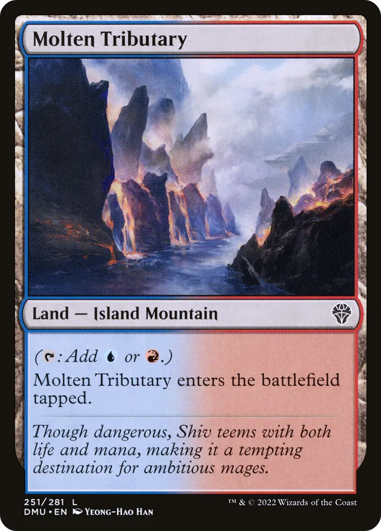 Molten Tributary — Dominaria United — Magic: The Gathering