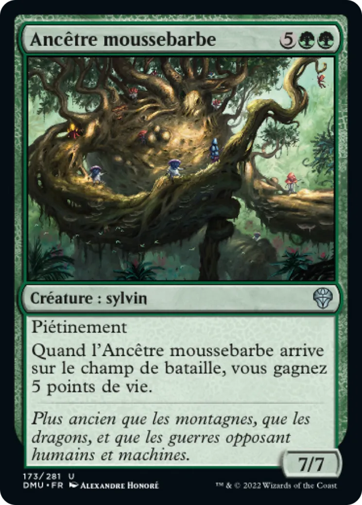 Ancêtre moussebarbe from Dominaria United - Magic: The Gathering