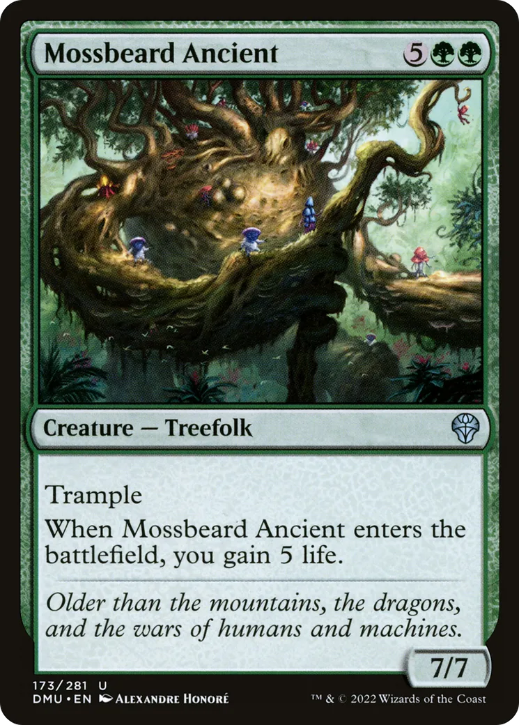 Ancêtre moussebarbe — Dominaria United — Magic: The Gathering
