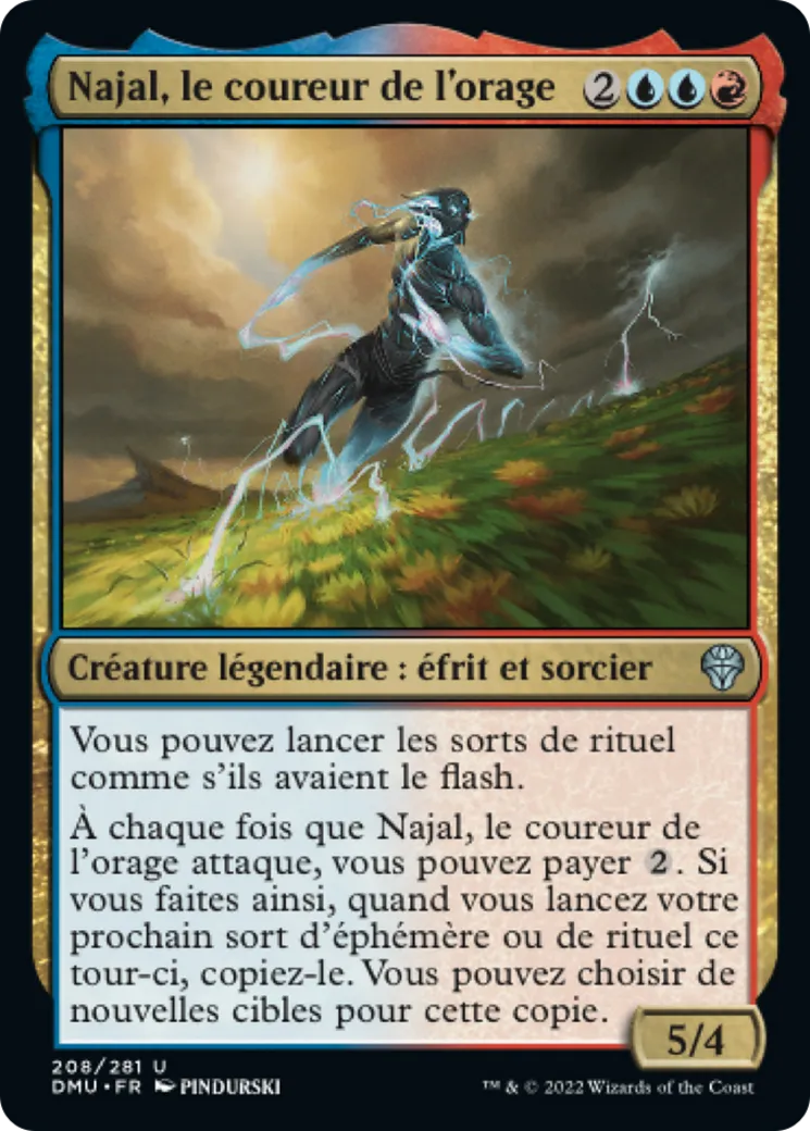 Najal, le coureur de l'orage — Dominaria United — Magic: The Gathering