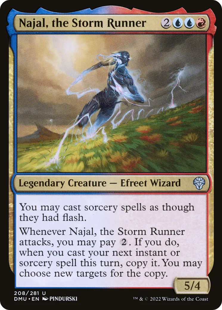 Najal, le coureur de l'orage — Dominaria United — Magic: The Gathering